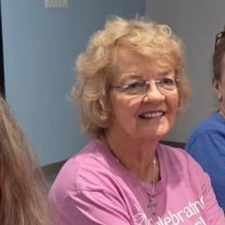 Nancy Byrge at the blossoms and besties twig event